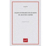 Leçon Littéraire Sur "Les Mots" De Sartre
