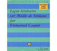 Leçon littéraire sur "Médée" de Sénèque