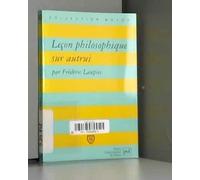 Leçon philosophique sur autrui