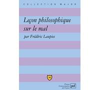 Leçon Philosophique Sur Le Mal