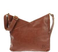 LECONI Besace en Cuir pour Dames - Sac à Épaule Pratique Style Vintage - Shopper 32x29x3cm Marron LE0065-buf