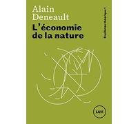 L'économie de la nature