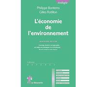 L'économie de l'environnement
