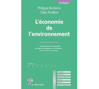 L'économie de l'environnement - Philippe Bontems - La découverte - Poche - Etude