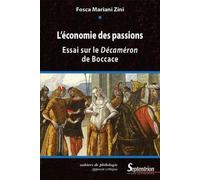 L''économie des passions Essai sur le Décaméron de Boccace - PU Septentrion - Presses Universitaires Du Septen-Trion - broché - Essai
