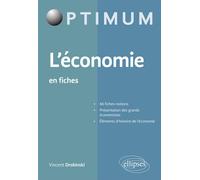 L'économie en fiches - Vincent Drobinski - Ellipses - broché - Etude