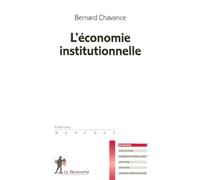 L'ECONOMIE INSTITUTIONNELLE