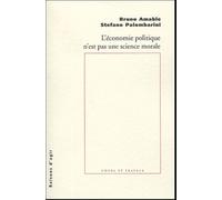 L'économie Politique N'est Pas Une Science Morale