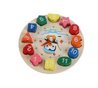 Leçons de bois, matériau en bois sûr, aquarelle avec couleurs vives, jouets d'entraînement mental pour