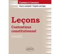 Leçons de contentieux constitutionnel