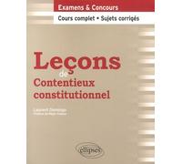 Leçons de contentieux constitutionnel
