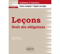 Leçons de droit des obligations
