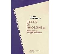 Leçons de philosophie (1): Philosophie grecque - Le rationalisme classique