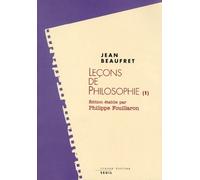 Lecons De Philosophie - Tome 1, Philosophie Grecque, Le Rationalisme Classique