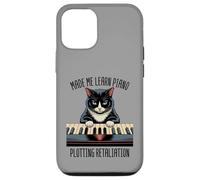 Leçons de Piano Chat Musique Classique Chaton Pianoforte Pianiste Coque pour iPhone 12/12 Pro