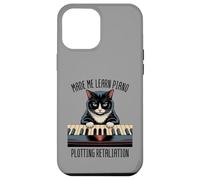 Leçons de Piano Chat Musique Classique Chaton Pianoforte Pianiste Coque pour iPhone 12 Pro Max