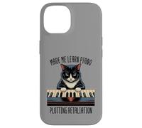 Leçons de Piano Chat Musique Classique Chaton Pianoforte Pianiste Coque pour iPhone 14
