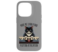 Leçons de Piano Chat Musique Classique Chaton Pianoforte Pianiste Coque pour iPhone 14 Pro