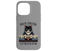 Leçons de Piano Chat Musique Classique Chaton Pianoforte Pianiste Coque pour iPhone 14 Pro Max