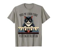 Leçons de Piano Chat Musique Classique Chaton Pianoforte Pianiste T-Shirt