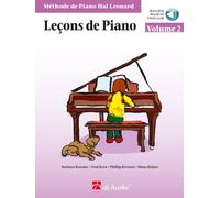 Leçons de Piano Hal Leonard Volume 2 Audio Inclus | Méthode Piano Clavier Débutant Intermédiaire | Livre Partition Synthétiseur | Étudiants Professeurs Pratique Maison | Répertoire Apprentissage