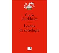 Leçons de sociologie