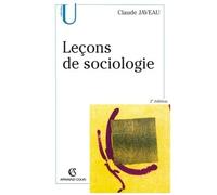 Leçons de sociologie - Claude Javeau - Armand Colin - broché - Etude