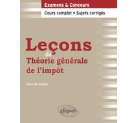 Leçons de Théorie générale de l'impôt