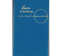 Leçons d'écriture: ce que disent les manuscrits.