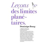 Leçons des limites planétaires