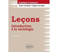 Leçons d'introduction à la sociologie