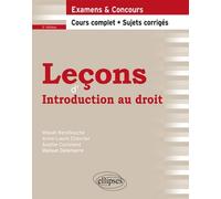 Leçons d'introduction au droit