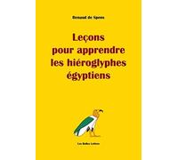 Leçons pour apprendre les hiéroglyphes égyptiens