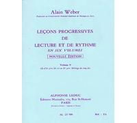 Lecons Prog Lecture Et Rythme Vol 6 / Recueil