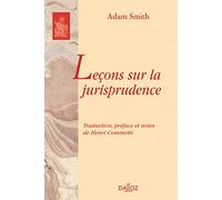 Leçons sur la jurisprudence - 1re traduction française de l'anglais