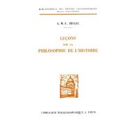 Leçons sur la philosophie de l'histoire, 1987