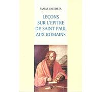 LEÇONS SUR LÉPÎTRE DE SAINT PAUL AUX ROMAINS