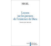 Leçons sur les preuves de l'existence de Dieu