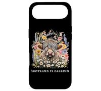 L'Écosse Appelle Highland Cow Flowers Scottish Vacation Coque pour iPhone Air