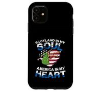 L'Écosse dans Mon âme, l'Amérique dans Mon cœur Coque pour iPhone 11