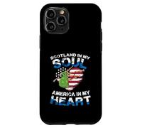 L'Écosse dans Mon âme, l'Amérique dans Mon cœur Coque pour iPhone 11 Pro