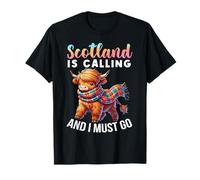 L'Écosse m'appelle et je dois aller à l'élevage de vaches des Highlands écossais T-Shirt
