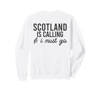 L'ÉCOSSE m'appelle ET Je Dois Y Aller Un mème écossais Amusant au Dos Sweatshirt