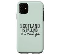 L'ÉCOSSE m'appelle ET Je Dois Y Aller Un mème écossais Amusant Coque pour iPhone 11