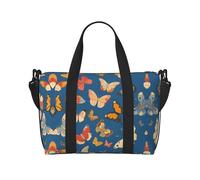 L'écran est plein d'insectes, sac de voyage fourre-tout imprimé avec bandoulière réglable, adapté pour les voyages et le sport