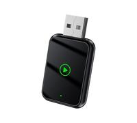 LECREA Adaptateur CarPlay sans Fil pour Citroen C4 Picasso 2014 2015 2016 2017, Clé USB sans Fil CarPlay Plug & Play, Convertit CarPlay Filaire en sans Fil, Connexion Rapide et Stable,A Black