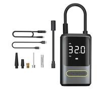 LECREA Gonfleur Pneus Voiture pour Tesla Model 3 Model X Model Y Model S, Compresseur à Air Portatif avec Protection Anti-Surgonflage, pour Voiture, Vélo, Moto et Ballon