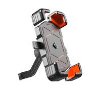 LECREA Support Téléphone Moto pour BMW F800R F800GT F800 GT, Porte Téléphone Moto Rotatif à 360°, Support de Téléphone Antidérapant pour Moto, Vélo, Scooter,Rearview Mirror-Orange