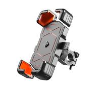 LECREA Support Téléphone Moto pour Honda Integra 2012-2020, Porte Téléphone Moto Rotatif à 360°, Support de Téléphone Antidérapant pour Moto, Vélo, Scooter,Handlebar-Orange