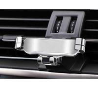 LECREA Support Téléphone Voiture pour Audi Q3 2019-2024, Support de Téléphone pour Voiture Antidérapant et Stable, Support de Téléphone Portable Rotatif à 360°,B Silver